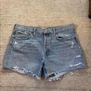 Agolde Distressed Denim Women Shorts